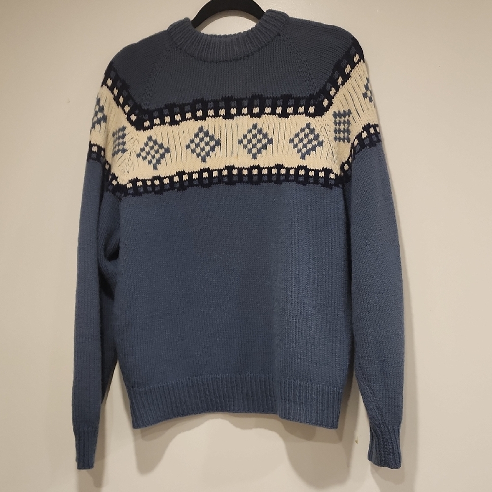Vintage Wool Hand Knit Sweater